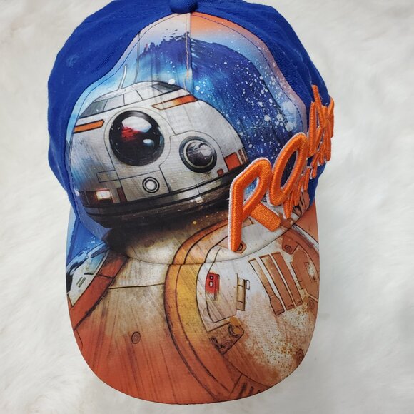 Star Wars BB-8 Hat "Roll With It" NWOT Adjustable Snapback Baseball Hat - Picture 3 of 10